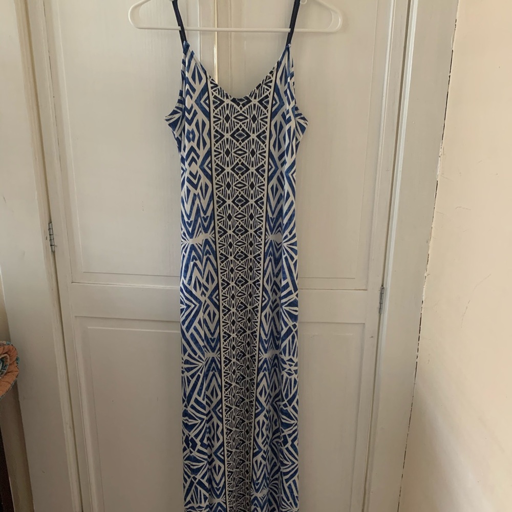 SOLD Geometric Maxi Dress